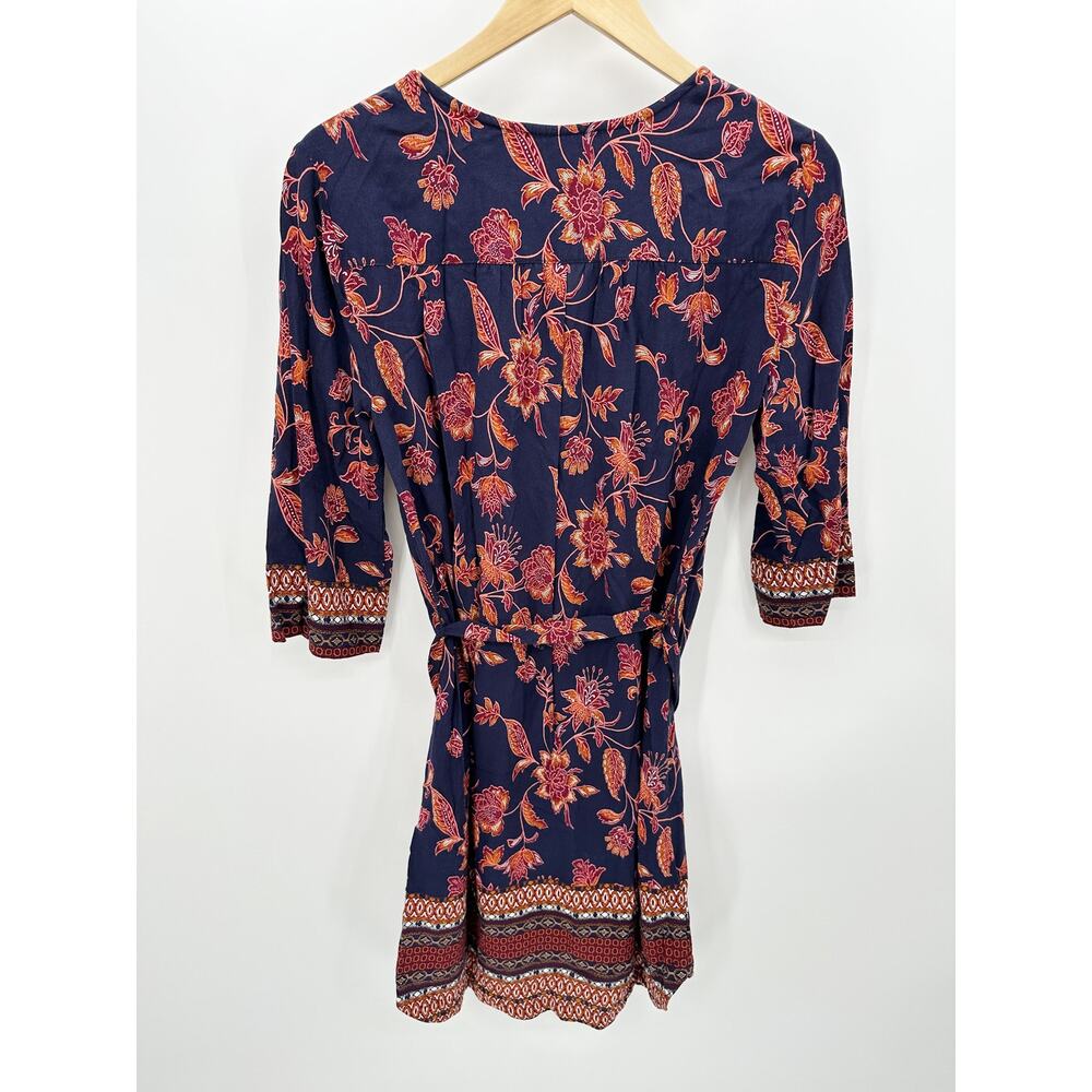 Beach Lunch Lounge‎ Women Summer Dress Size XS Floral Boho Belted Vaca Resort - Picture 2 of 8
